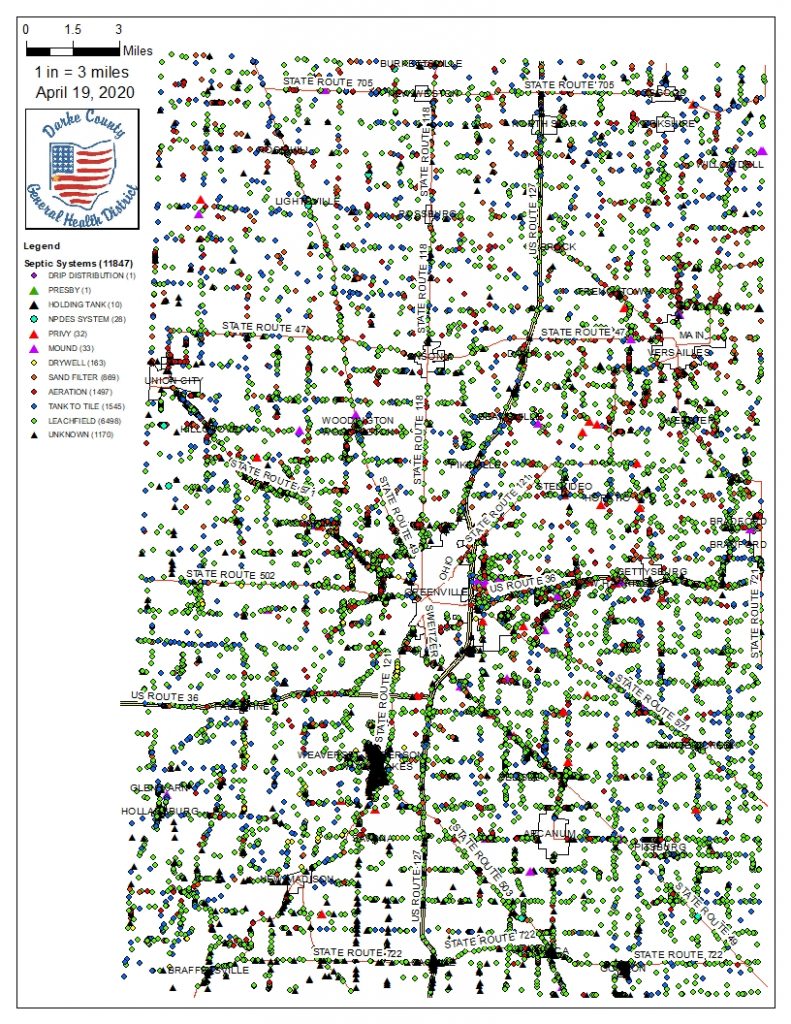 Analysis Shows Data on Septic Systems in Darke County Darke County